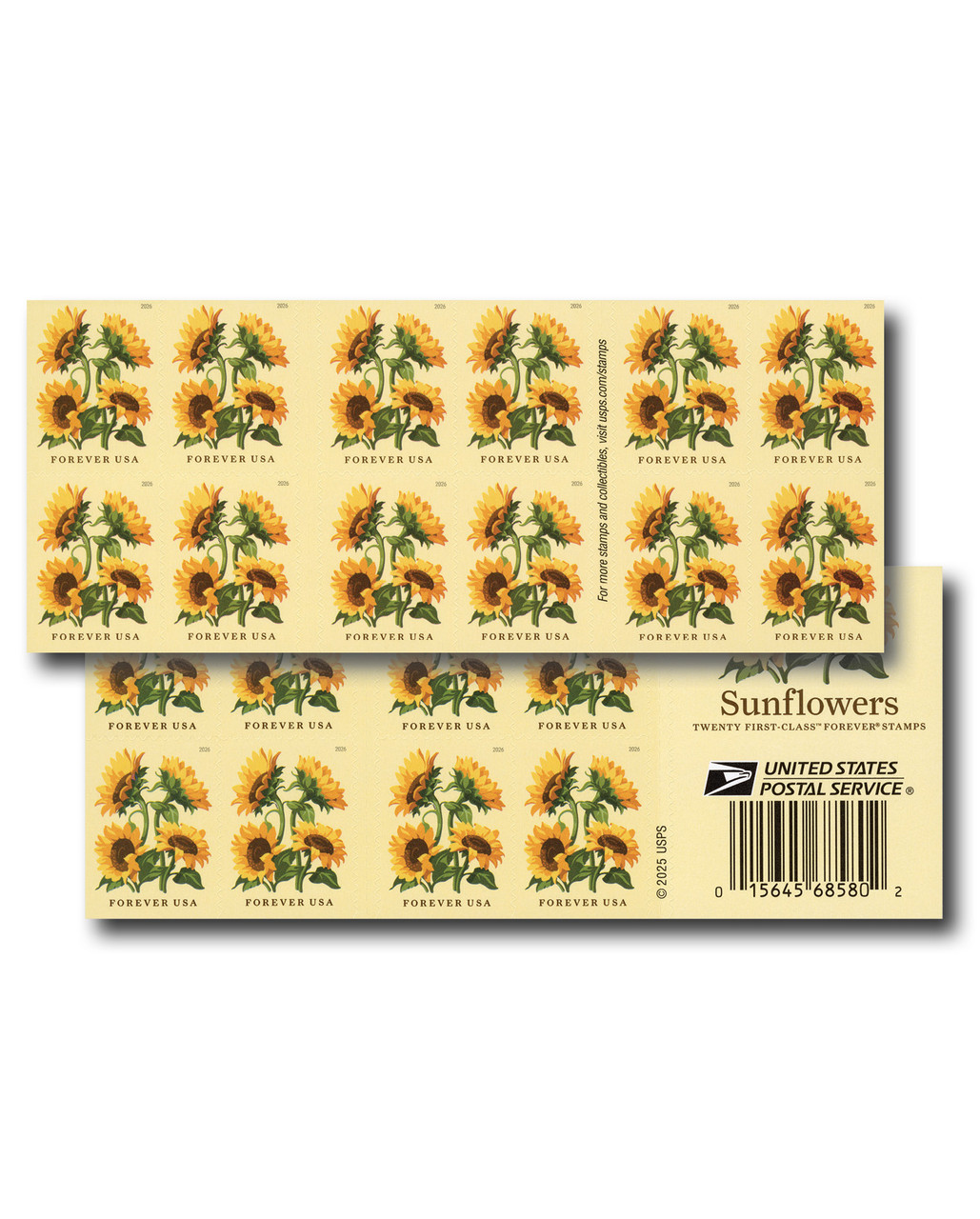 Sunflowers Stamps 2026